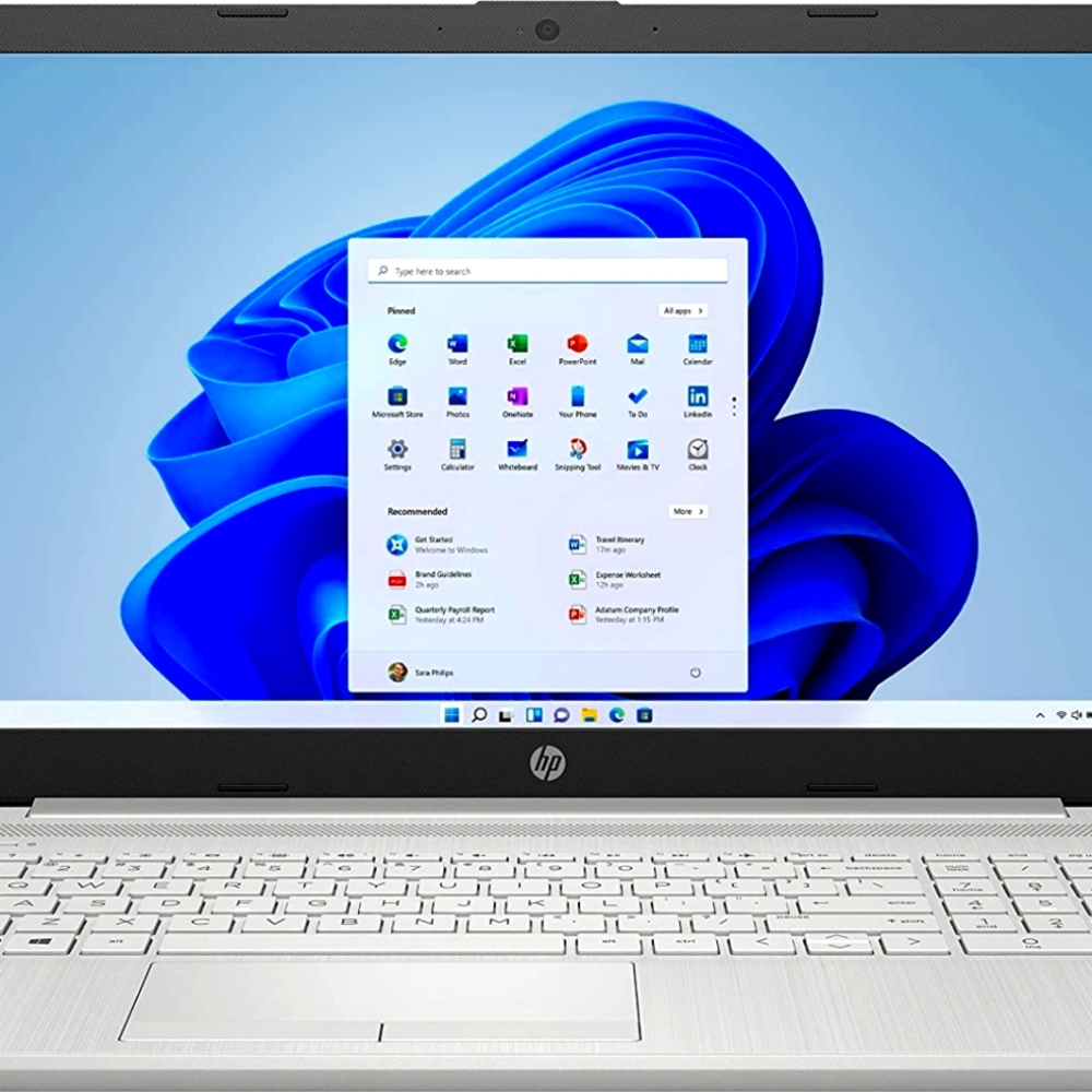 HP 15.6" Laptop, 11th Gen Intel Core i3-1115G4, 8GB DDR4 RAM, 256GB SSD, HDMI